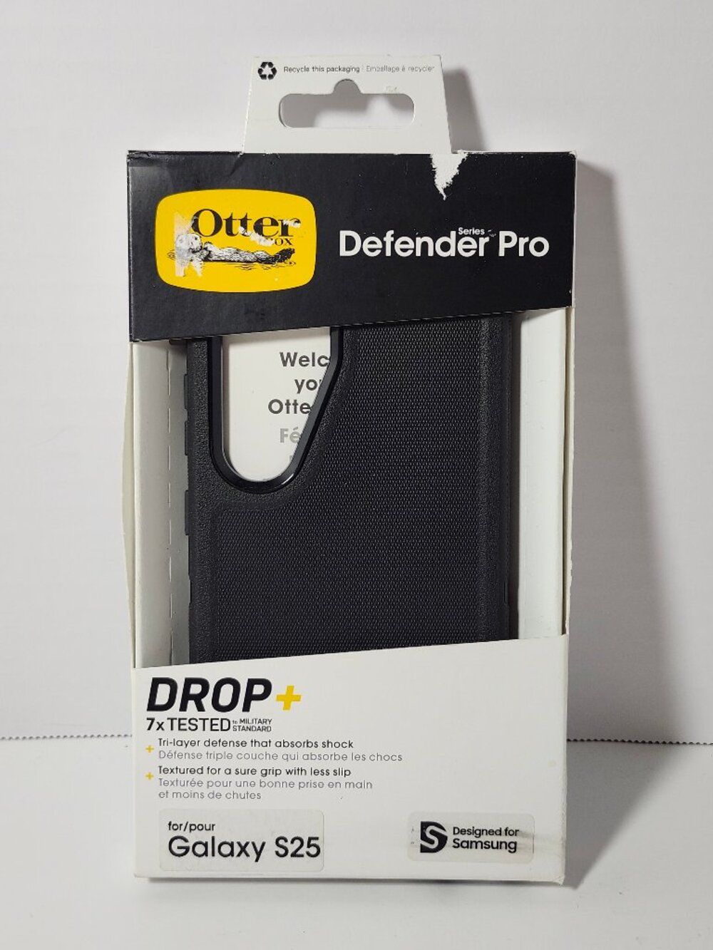 OtterBox Defender Pro Series Samsung Galaxy S25 Case Open Box